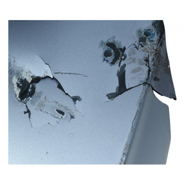 Carenagem Lateral Esq C/ Avaria Suzuki Gsx-r Srad 1000 11-16 Cinza-escuro