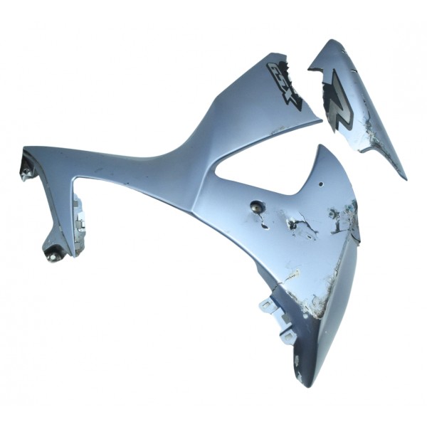 Carenagem Lateral Esq C/ Avaria Suzuki Gsx-r Srad 1000 11-16 Cinza-escuro