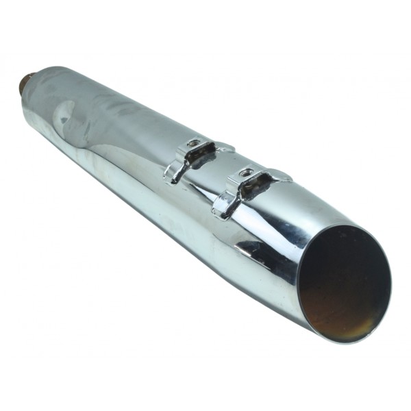 Ponteira Escape Direita C/ Det Harley Electra Touring 08-13 Cinza