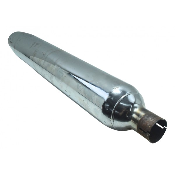 Ponteira Escape Direita C/ Det Harley Electra Touring 08-13 Cinza