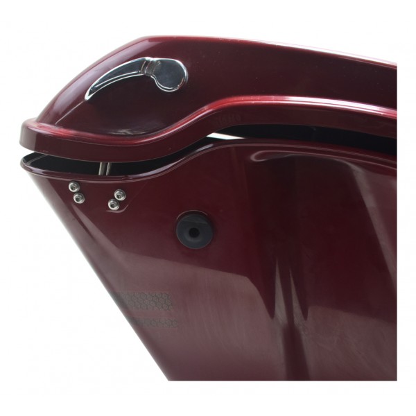 Alforge Dir C/ Avaria Harley Electra Limited Touring 19-23 Vermelho