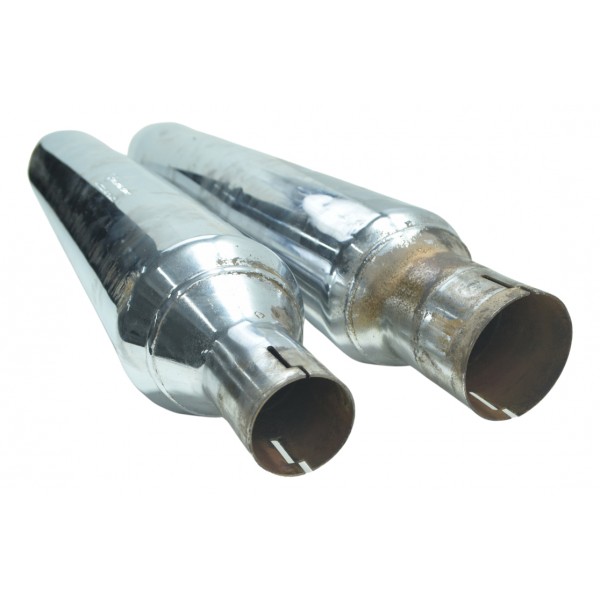 Ponteira Escape C/ Det Harley Electra Limited Touring 19-23 Prateado