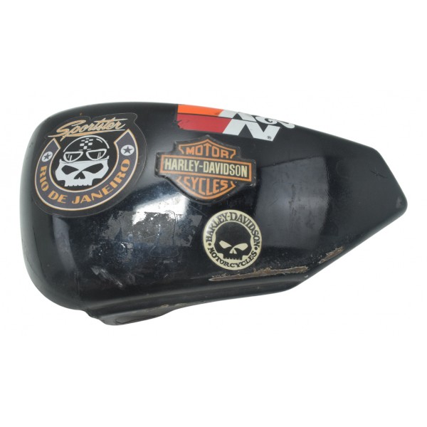 Carenagem Lateral Esq C/ Detalh Harley 883 R Sportster 08-09 Preto