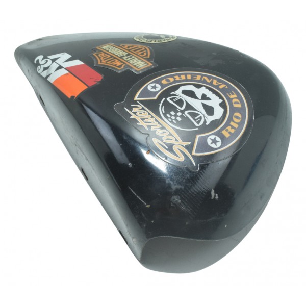 Carenagem Lateral Esq C/ Detalh Harley 883 R Sportster 08-09 Preto