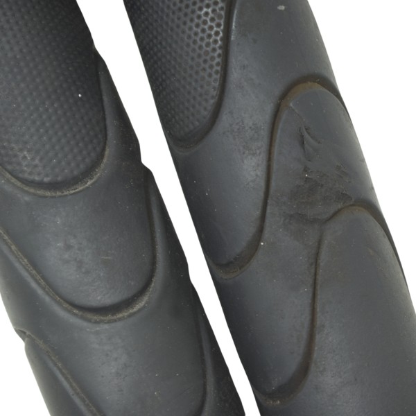 Par Manopla C/ Detalhes Honda Elite 125 18-22 Original Preto