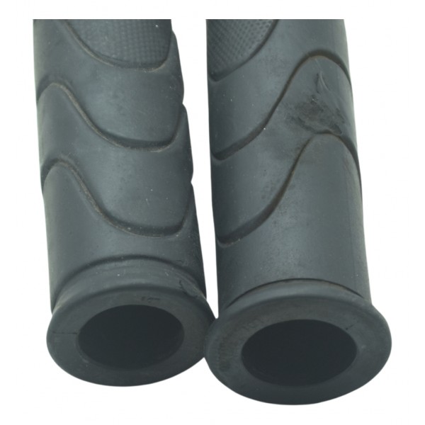 Par Manopla C/ Detalhes Honda Elite 125 18-22 Original Preto