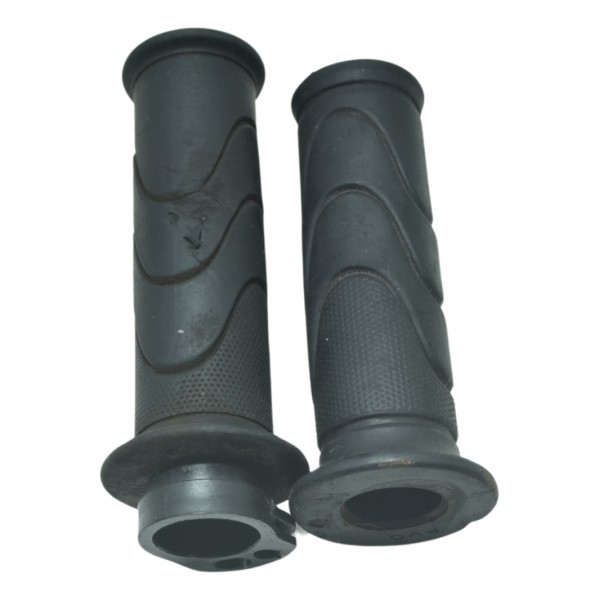 Par Manopla C/ Detalhes Honda Elite 125 18-22 Original Preto