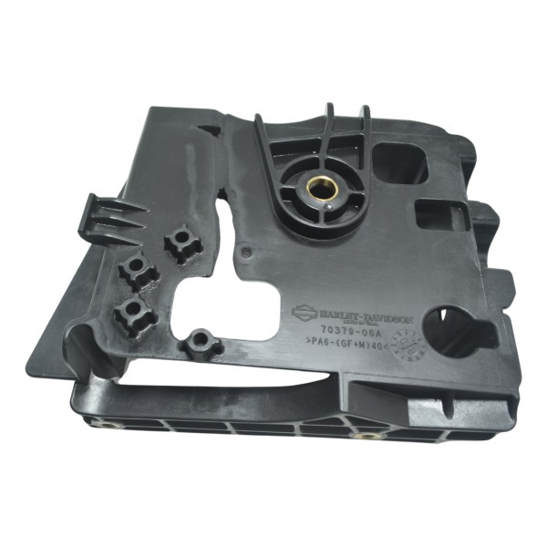 Caixa Bateria C/ Avaria Harley Dyna Super Glide Fxdc 08-11 Preto