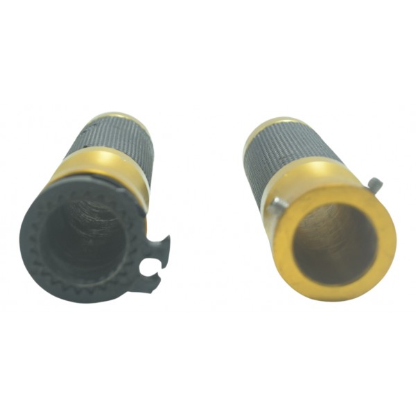 Par Manopla Esportiva C/ Det Rizoma Gsx-r Srad 1000 08-10 Dourado