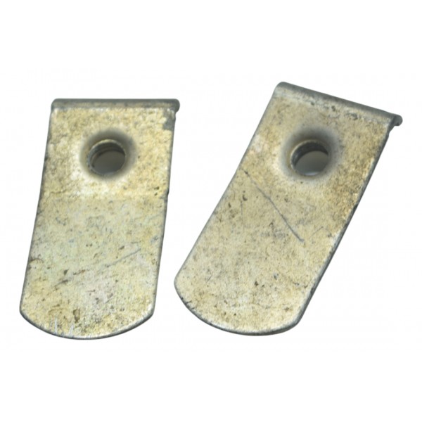 Par Suporte Paralama Traseiro Harley Xl 1200 2013 Original Prateado