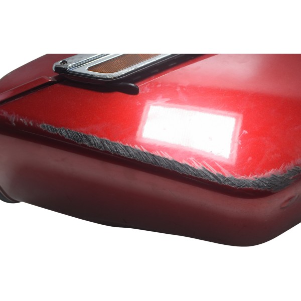 Alforge Esquerdo C/ Detalhes Harley Dyna Switchback Fld Orig Vermelho