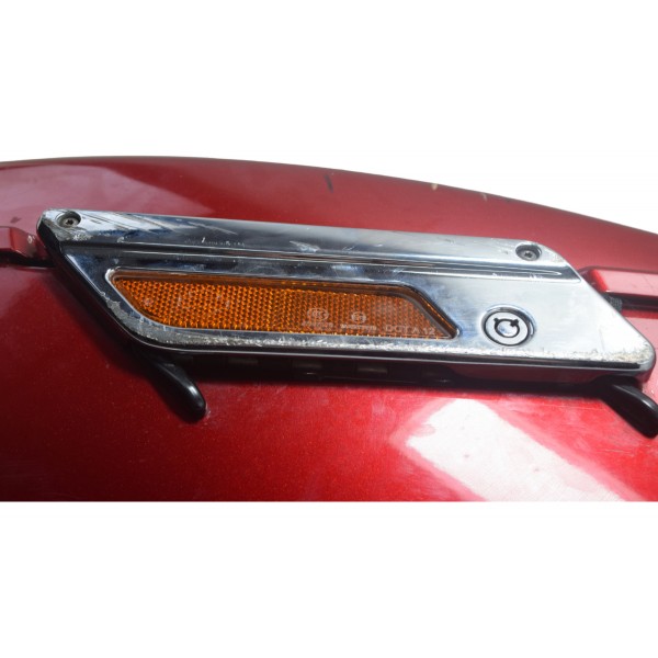 Alforge Esquerdo C/ Detalhes Harley Dyna Switchback Fld Orig Vermelho