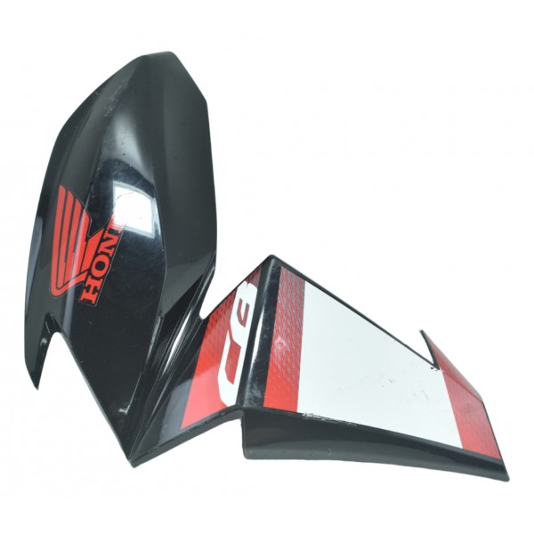 Aba Tanque Esq C/ Detalhes Honda Cb 250f Twister 16-22 Orig Preto