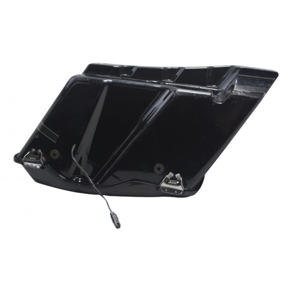 Alforge Esq C/ Detalhes Harley Electra Glide Cvo 110 12-13 Preto