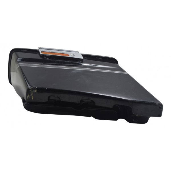 Alforge Esq C/ Detalhes Harley Electra Glide Cvo 110 12-13 Preto