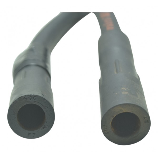 Par Cabo Vela C/ Detalhes Harley Electra Glide Cvo 110 12-13 Preto