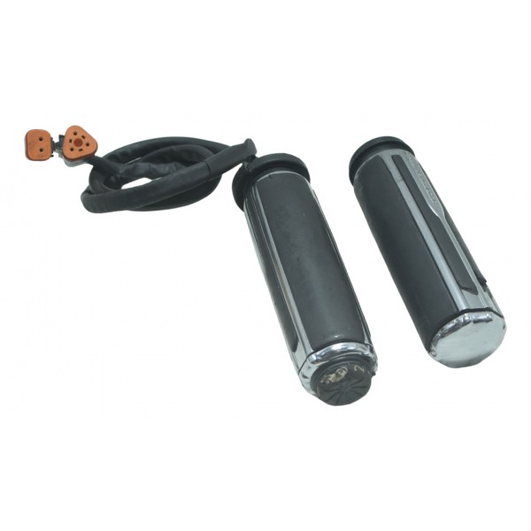 Par Manopla Aquecedor Det Harley Electra Glide Cvo 110 12-13 Preto