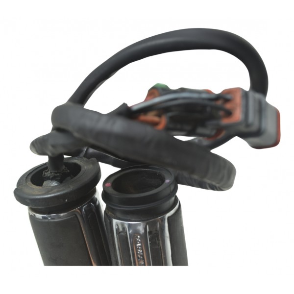 Par Manopla Aquecedor Det Harley Electra Glide Cvo 110 12-13 Preto