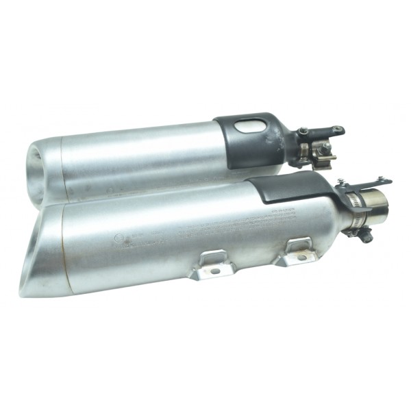 Par Ponteira Escape C/ Det Harley Fat Bob M8 Fxfb 18-23 Orig